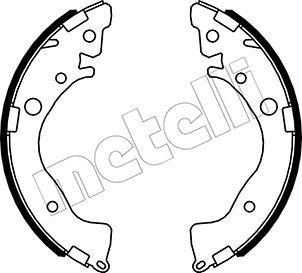 530493 METELLI Комплект тормозных колодок