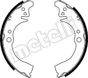 530035 METELLI Комплект тормозных колодок