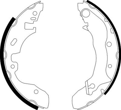 8DB355002091 HELLA PAGID Комплект тормозных колодок