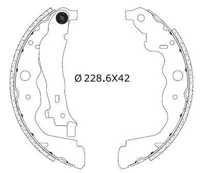 2255662 Omnicraft Комплект тормозных колодок