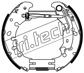 16557 fri.tech. Комплект тормозных колодок