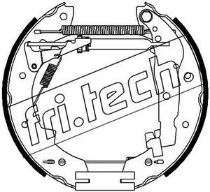 16031 fri.tech. Комплект тормозных колодок