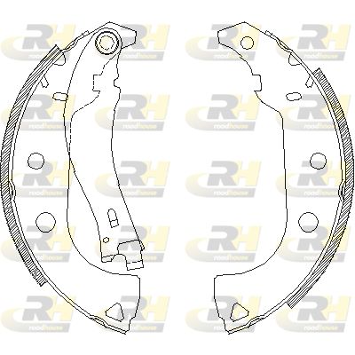 417601 ROADHOUSE Комплект тормозных колодок
