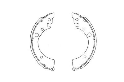 KBS2905 KAVO PARTS Комплект тормозных колодок