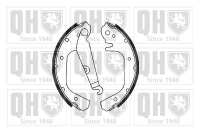 BS514 QUINTON HAZELL Комплект тормозных колодок