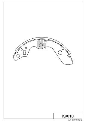 K9010 MK Kashiyama Комплект тормозных колодок