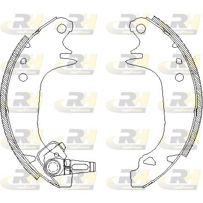 413000 ROADHOUSE Комплект тормозных колодок