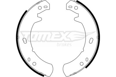 TX2324 TOMEX Brakes Комплект тормозных колодок