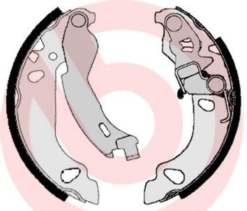 S23522 BREMBO Комплект тормозных колодок