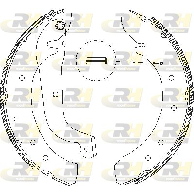 471901 ROADHOUSE Комплект тормозных колодок