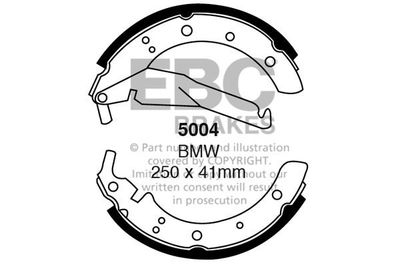 5004 EBC Brakes Комплект тормозных колодок