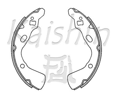 K3369 KAISHIN Комплект тормозных колодок