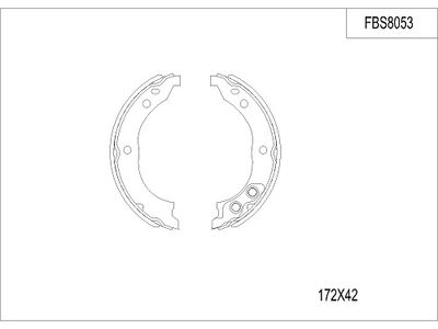 FBS8053 FI.BA Комплект тормозных колодок