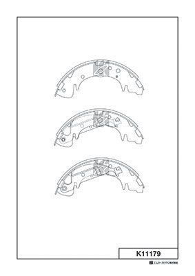 K11179 MK Kashiyama Комплект тормозных колодок