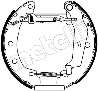 510160 METELLI Комплект тормозных колодок