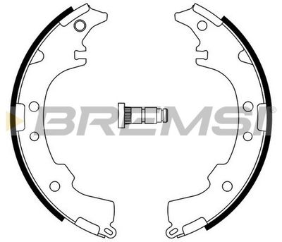 GF0953 BREMSI Комплект тормозных колодок