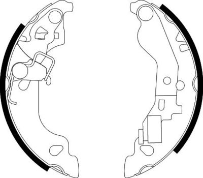 8DB355002571 HELLA PAGID Комплект тормозных колодок