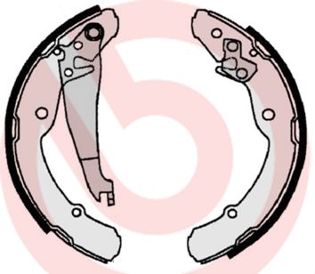 S85516 BREMBO Комплект тормозных колодок