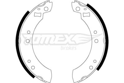 TX2113 TOMEX Brakes Комплект тормозных колодок