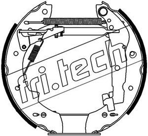 16030 fri.tech. Комплект тормозных колодок