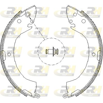 407900 ROADHOUSE Комплект тормозных колодок
