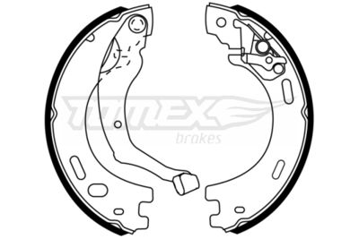 TX2263 TOMEX Brakes Комплект тормозных колодок