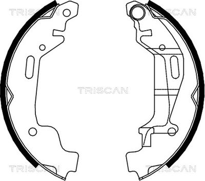 810024001 TRISCAN Комплект тормозных колодок