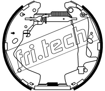 16556 fri.tech. Комплект тормозных колодок