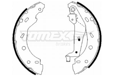 TX2175 TOMEX Brakes Комплект тормозных колодок