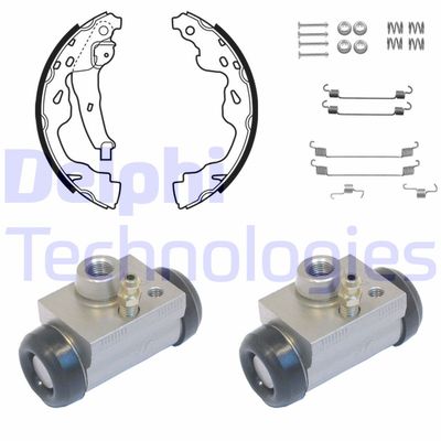 KP1079 DELPHI Комплект тормозных колодок