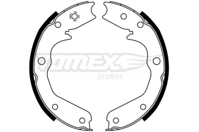 TX2243 TOMEX Brakes Комплект тормозных колодок