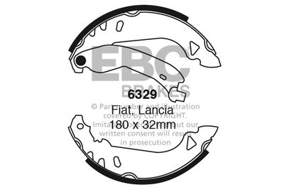 6329 EBC Brakes Комплект тормозных колодок