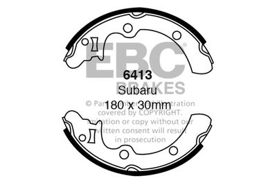 6413 EBC Brakes Комплект тормозных колодок