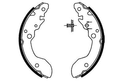 090620 E.T.F. Комплект тормозных колодок