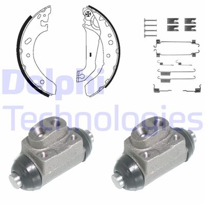 940 DELPHI Комплект тормозных колодок