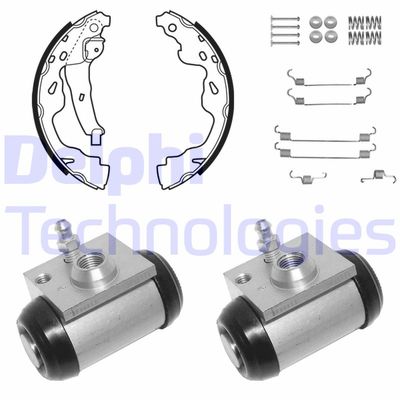 KP1114 DELPHI Комплект тормозных колодок