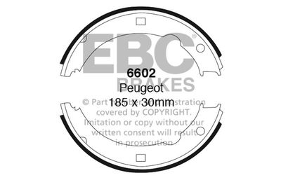 6602 EBC Brakes Комплект тормозных колодок
