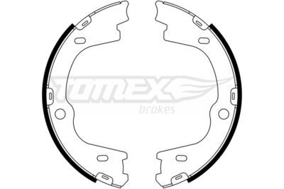 TX2327 TOMEX Brakes Комплект тормозных колодок