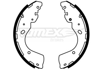 TX2266 TOMEX Brakes Комплект тормозных колодок