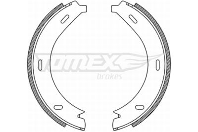 TX2119 TOMEX Brakes Комплект тормозных колодок