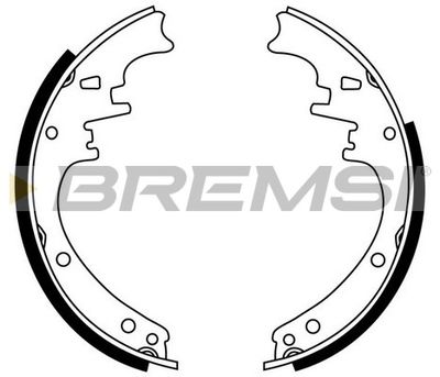 GF0421 BREMSI Комплект тормозных колодок