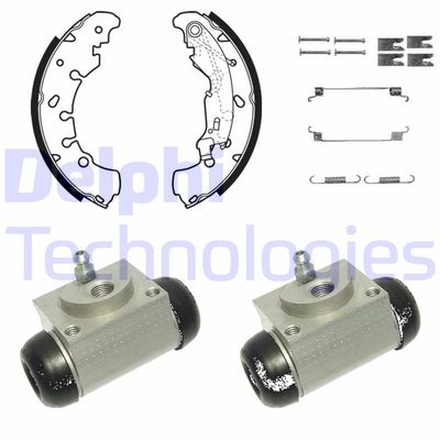 KP1119 DELPHI Комплект тормозных колодок