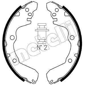 530256 METELLI Комплект тормозных колодок