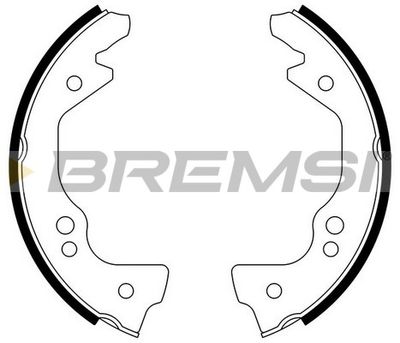GF0144 BREMSI Комплект тормозных колодок