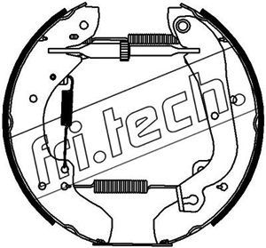 16200 fri.tech. Комплект тормозных колодок