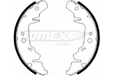 TX2164 TOMEX Brakes Комплект тормозных колодок