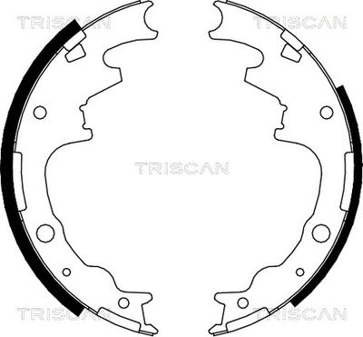 810010015 TRISCAN Комплект тормозных колодок