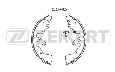 BK4049 ZEKKERT Комплект тормозных колодок