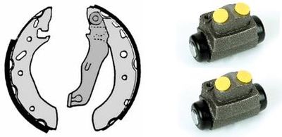 H24056 BREMBO Комплект тормозных колодок