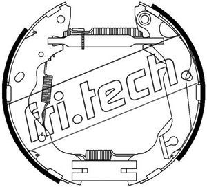 16346 fri.tech. Комплект тормозных колодок